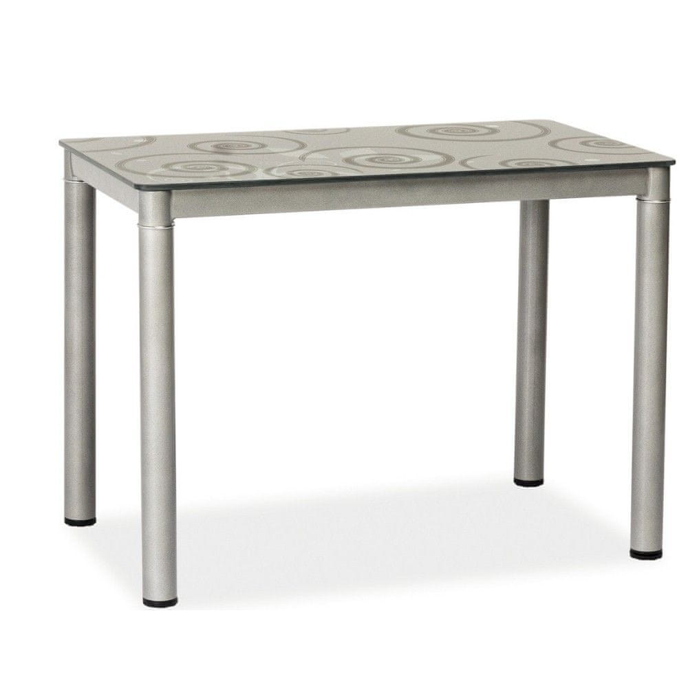 Veneti Malý jedálenský stôl HAJK 1 - 100x60, šedý